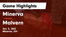 Minerva  vs Malvern  Game Highlights - Oct. 5, 2023