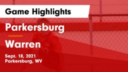 Parkersburg  vs Warren Game Highlights - Sept. 18, 2021