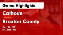 Calhoun  vs Braxton County  Game Highlights - Oct. 11, 2021