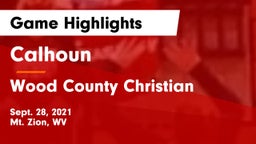 Calhoun  vs Wood County Christian Game Highlights - Sept. 28, 2021