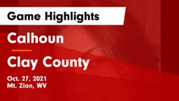 Calhoun  vs Clay County  Game Highlights - Oct. 27, 2021