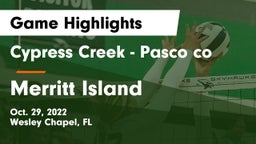 Cypress Creek  - Pasco co vs Merritt Island  Game Highlights - Oct. 29, 2022