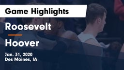 Roosevelt  vs Hoover  Game Highlights - Jan. 31, 2020