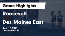 Roosevelt  vs Des Moines East  Game Highlights - Dec. 17, 2021