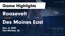 Roosevelt  vs Des Moines East  Game Highlights - Dec. 8, 2023