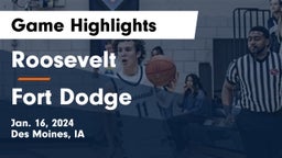 Roosevelt  vs Fort Dodge  Game Highlights - Jan. 16, 2024