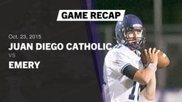 Recap: Juan Diego Catholic  vs. Emery  2015