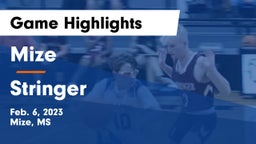 Mize  vs Stringer  Game Highlights - Feb. 6, 2023