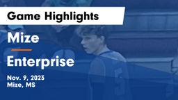 Mize  vs Enterprise  Game Highlights - Nov. 9, 2023