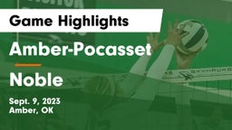 Amber-Pocasset  vs Noble  Game Highlights - Sept. 9, 2023