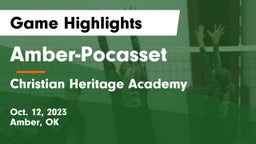 Amber-Pocasset  vs Christian Heritage Academy Game Highlights - Oct. 12, 2023