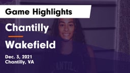 Chantilly  vs Wakefield Game Highlights - Dec. 3, 2021