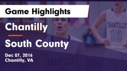 Chantilly  vs South County  Game Highlights - Dec 07, 2016