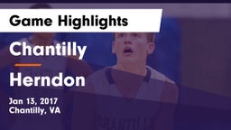 Chantilly  vs Herndon  Game Highlights - Jan 13, 2017