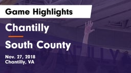 Chantilly  vs South County  Game Highlights - Nov. 27, 2018