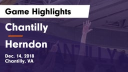Chantilly  vs Herndon  Game Highlights - Dec. 14, 2018