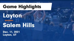 Layton  vs Salem Hills  Game Highlights - Dec. 11, 2021