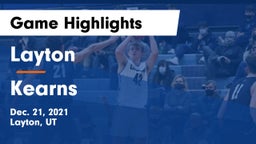 Layton  vs Kearns  Game Highlights - Dec. 21, 2021