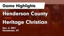 Henderson County  vs Heritage Christian Game Highlights - Dec. 4, 2021