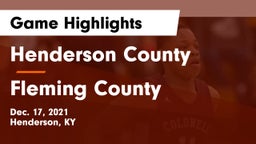Henderson County  vs Fleming County  Game Highlights - Dec. 17, 2021