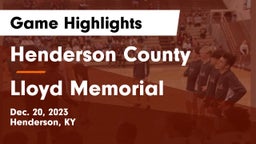Henderson County  vs Lloyd Memorial  Game Highlights - Dec. 20, 2023