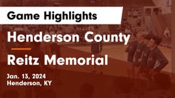 Henderson County  vs Reitz Memorial  Game Highlights - Jan. 13, 2024