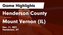 Henderson County  vs Mount Vernon (IL) Game Highlights - Dec. 11, 2021