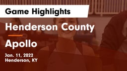 Henderson County  vs Apollo  Game Highlights - Jan. 11, 2022