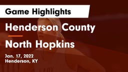 Henderson County  vs North Hopkins  Game Highlights - Jan. 17, 2022