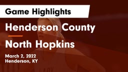Henderson County  vs North Hopkins  Game Highlights - March 2, 2022