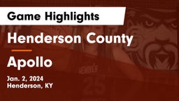 Henderson County  vs Apollo  Game Highlights - Jan. 2, 2024