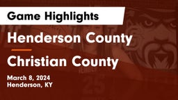 Henderson County  vs Christian County  Game Highlights - March 8, 2024