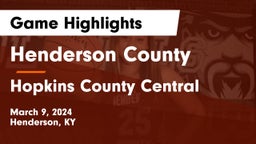 Henderson County  vs Hopkins County Central  Game Highlights - March 9, 2024