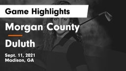 Morgan County  vs Duluth Game Highlights - Sept. 11, 2021