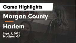 Morgan County  vs Harlem Game Highlights - Sept. 1, 2022