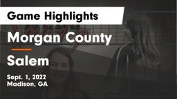 Morgan County  vs Salem Game Highlights - Sept. 1, 2022