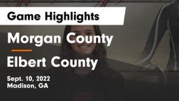 Morgan County  vs Elbert County  Game Highlights - Sept. 10, 2022