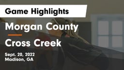 Morgan County  vs Cross Creek Game Highlights - Sept. 20, 2022