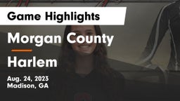 Morgan County  vs Harlem  Game Highlights - Aug. 24, 2023