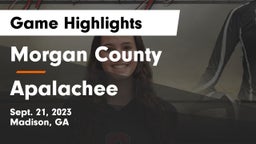 Morgan County  vs Apalachee  Game Highlights - Sept. 21, 2023