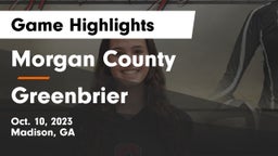 Morgan County  vs Greenbrier  Game Highlights - Oct. 10, 2023