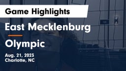 East Mecklenburg  vs Olympic Game Highlights - Aug. 21, 2023