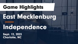 East Mecklenburg  vs Independence  Game Highlights - Sept. 12, 2023