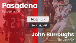 Matchup: Pasadena  vs. John Burroughs  2017
