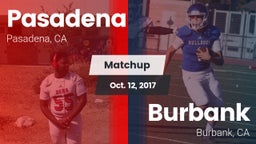 Matchup: Pasadena  vs. Burbank  2017