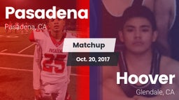 Matchup: Pasadena  vs. Hoover  2017