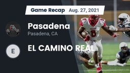 Recap: Pasadena  vs. EL CAMINO REAL 2021