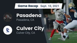 Recap: Pasadena  vs. Culver City  2021