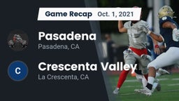 Recap: Pasadena  vs. Crescenta Valley  2021