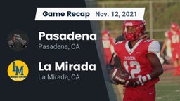 Recap: Pasadena  vs. La Mirada  2021